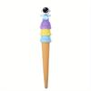 Back To School Season 36pcs 0.5mm Cute Soft Rubber Astronaut Ice Cream Neutral Pen Cartoon Astronaut Styling Pen Boy Gift Pen Prize Pen