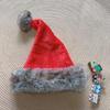 Traditional Red Santa Hats For Adult Holiday Costume Accessory Plush Christmas Hats for Festival Celebration Gathering