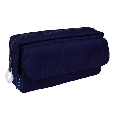 Puzdro na ceruzky Cubics Square Navy M-Plan 106182-08