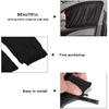 Rideaux de Voiture pour Fenêtre, 2 Pièces Pare-soleil Noir pour Vitre Latérale d'Auto Rideaux Occultants Pare-soleil Rideau Occultant Réglable Visière Gland Rideau pour l'Allaitement,