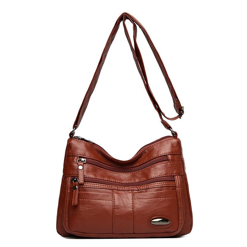 Urban Minimalist Pu Crossbody Bag For Women With Multiple Pockets For Everyday Use