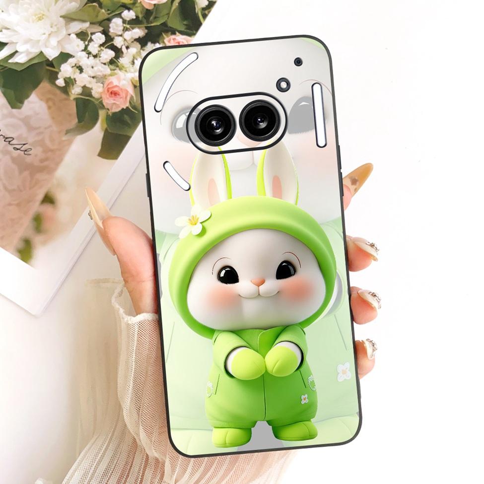 Cover For Nothing Phone 2a Case A142 Silicone Cute Cat Fashion Butterfly Funny Painted Casing For Nothing Phone (2a)