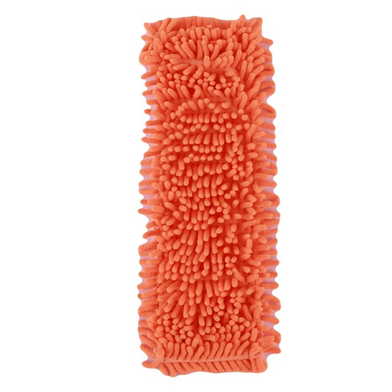 

Flat Mop Replacement Head Home Cleaning Pad Household Dust Mops Chenille Heads Replacements Suitable For Cleaner tools помаранчевий