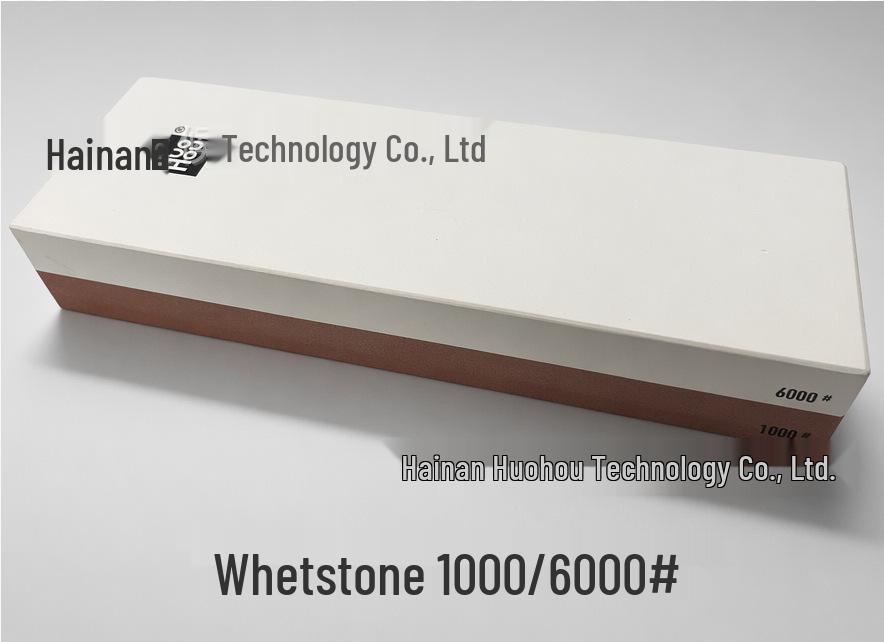 White Fused Alumina Double-Sided Whetstone: Fast Sharpening Kitchen Knife Tool