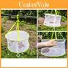 Foldable Clothes Drying Mesh Basket With Large Diameter For Home Use And Socks Air Drying