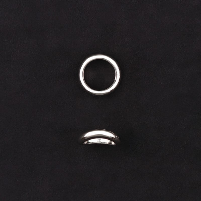 

lowool Wave silver ring M (No. 12)