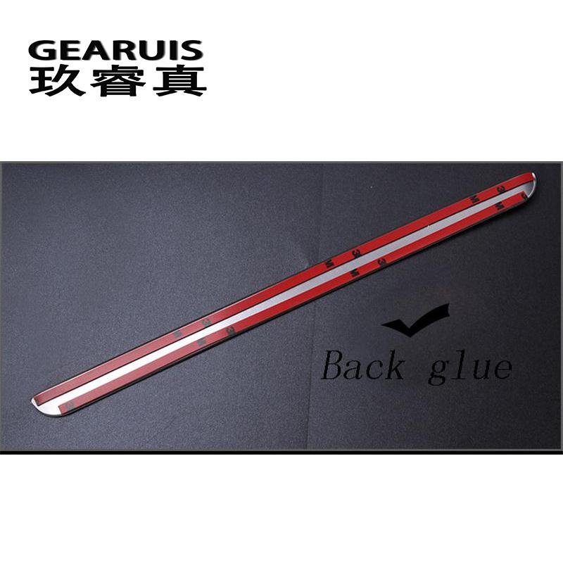 Car Styling Copilot Storage Box Decoration Trim Stickers Glove Covers For Mercedes Benz GLC X253 Class Auto Interior