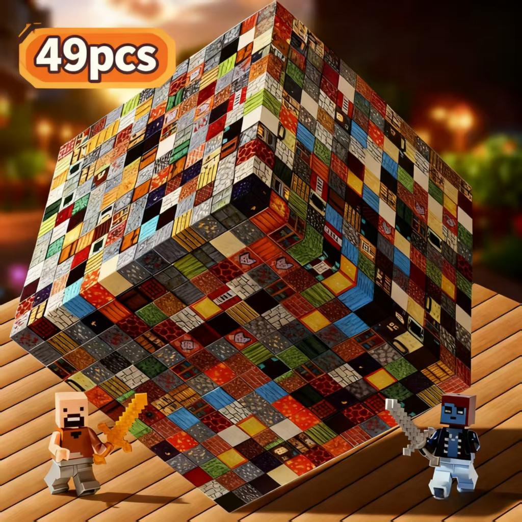 25-160pcsMagnetic Blocks (Magnetic Cubes) – STEM toys for kids 3+. Stackable, perfect Halloween/Christmas gifts for boys \& girl