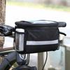 Bicycle Front Handlebar Bag Outdoor Cycling Bike Phone Mount Bags Bike MTB with Reflective Strip Front Bag Handlebar Bag
