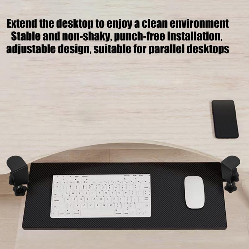 Schublade für Tastatur unter dem Schreibtisch Ausziehbares Tastaturregal Schiebeschublade für Tastatur Tastaturregal zum Ausziehen Unter dem Schreibtisch montiert