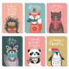 24PCS Christmas & Thanksgiving Greeting Card Set - Festive Holiday Designs for Gifts