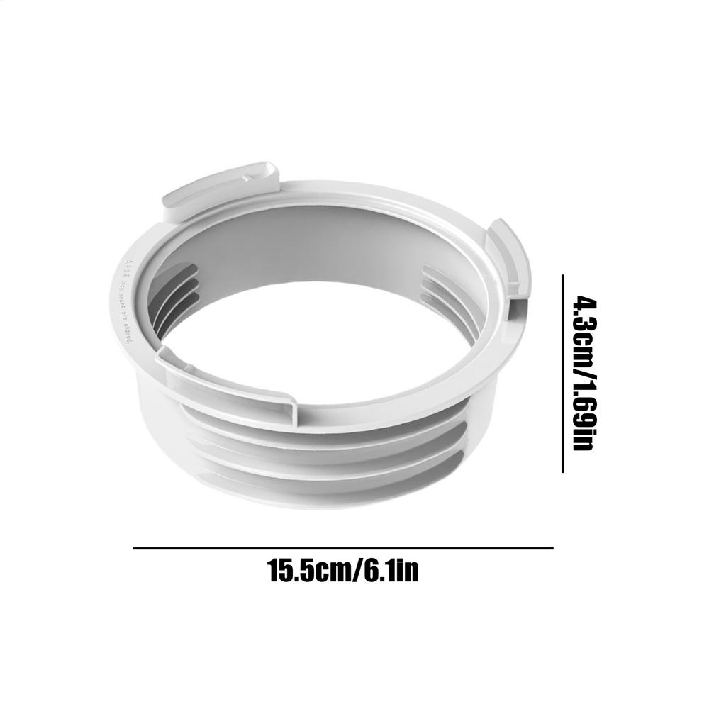 Air Conditioner Hose Fittings Round/Square Shaped Exhaust Duct Hose Adapter AC Hose Connector Extensions for 5.1 and 5.9 Inch