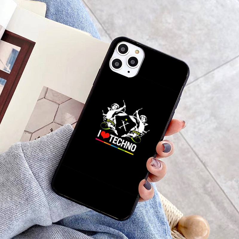 Techno Musik Handyhülle für iPhone 11 12 13 Mini Pro Max 8 7 6 6S Plus X 5 SE 2020 XR XS Funda Hülle