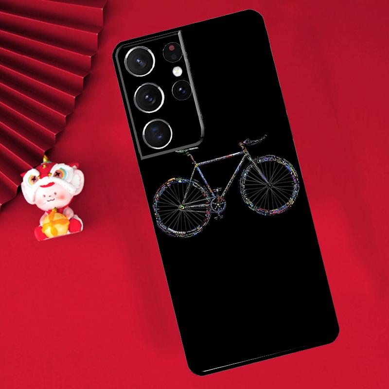 Bike Bicycle Cycling Case For Samsung Galaxy S26 S25 S24 Ultra S21 S20 S22 S23 Ultra S10 Plus S25 FE Cover Funda