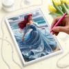 The Little Mermaid Ariel Beach DIY Pearl Artwork A Handmade Gift Suitable for Wall Decoration Suitable for Both Home and Office Environments