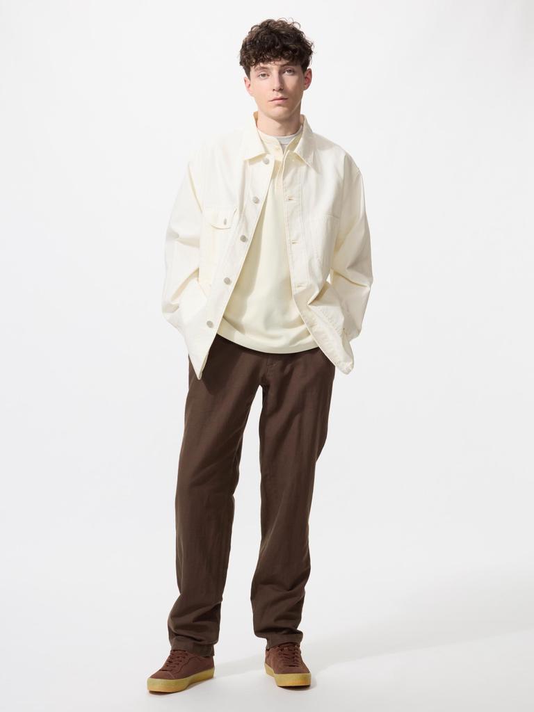 Uniqlo Japan Linen Blend Easy Pants Long