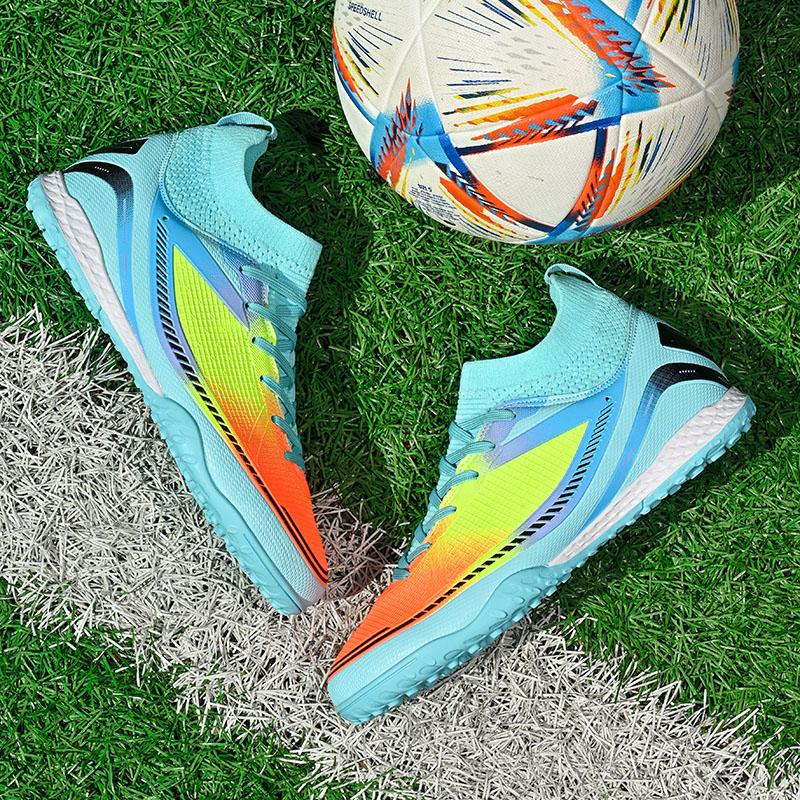 Unisex Soccer Shoes Outdoor/Indoor Boys Girls Football Boot Professional Futsal Football Training Sneakers