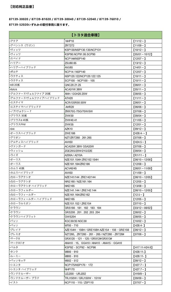 Toyota Air Conditioner Filter for Prius Aqua Prius Alpha Roomy Alphard Sienta QNC Harrier and Special Construction with Activated Carbon for and