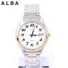 Seiko Watch Alba Watch Quartz Stainless Steel Reinforced Waterproof for Daily Life Analog SEIKO ALBA Color Men's (10 ATM) (Combination (AEFJ407))