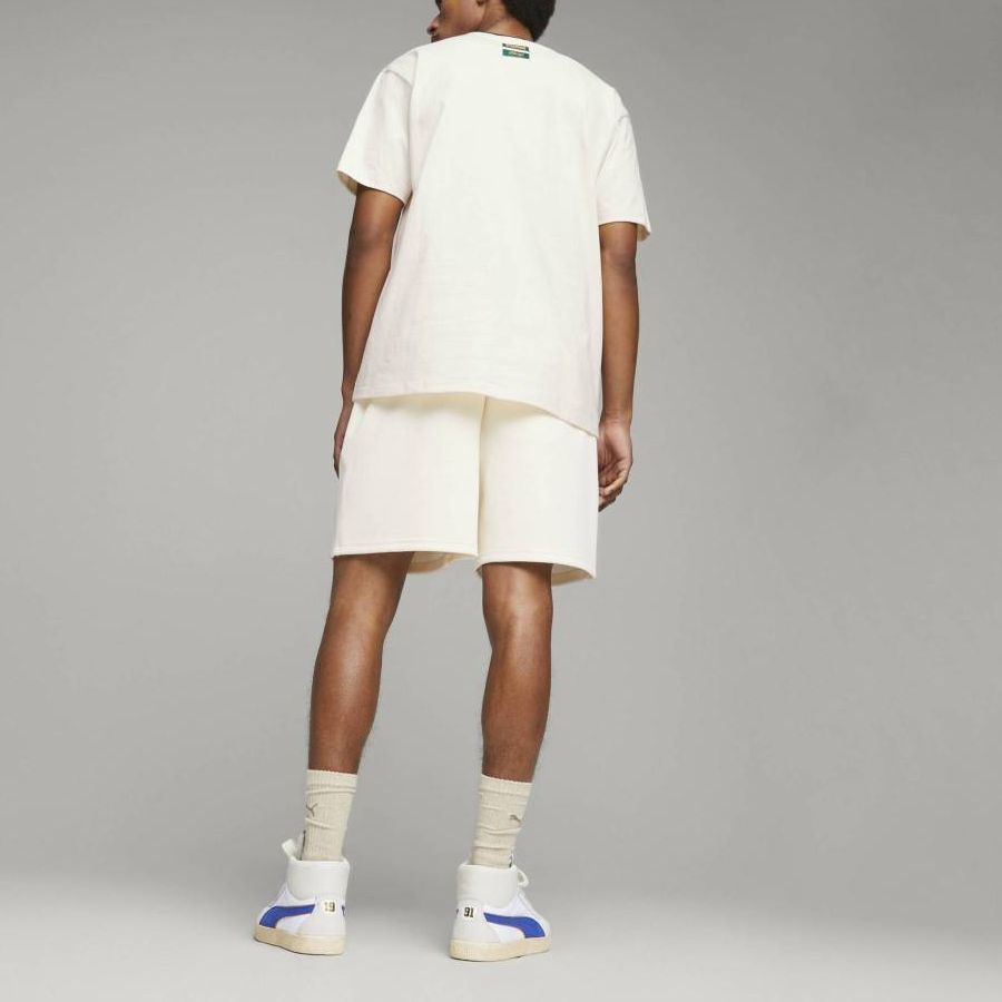 Puma X Rhuigi Basketball Shorts Pristine Men Bottoms White 539496-65
