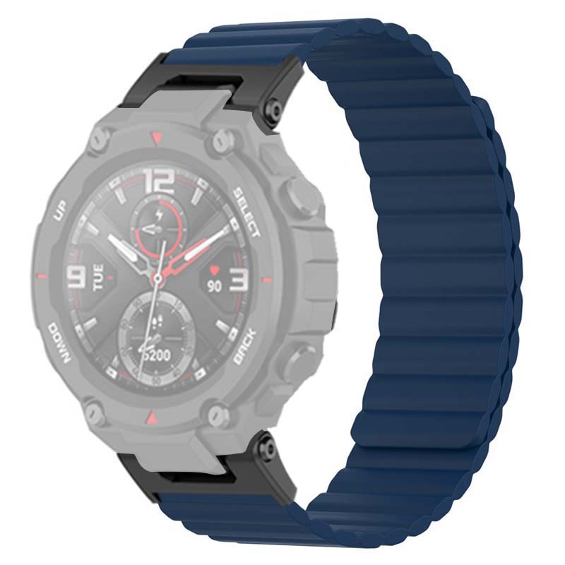 Pro Huami Amazfit T-Rex/T-Rex Pro Silikonový řemínek k hodinkám Magnetický náramek pro chytré hodinky