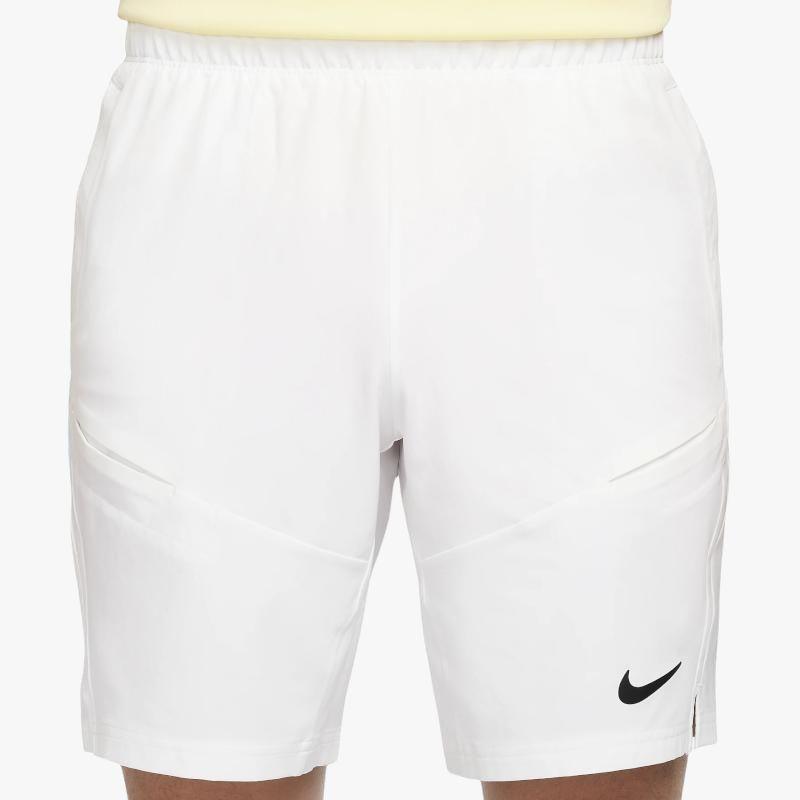 Nike Court Advantage Solid Logo Straight Leg Tennis Casual Shorts Men shorts White FD5330-100