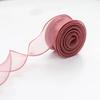 1 st 9m/rol Chiffon Zijden Lint Organza Satijn voor DIY Craft Cadeauverpakking Decoratie Bruidsboeketten Krans Naaibenodigdheden