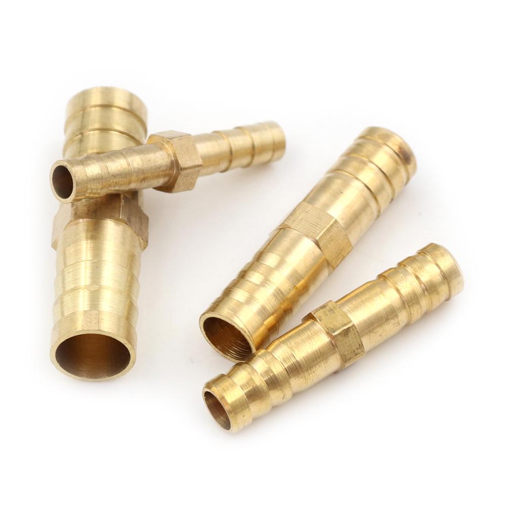 5 stk. rett slangeskjøter med piggkobling Luftdrivstoff Vannrør Gassrør