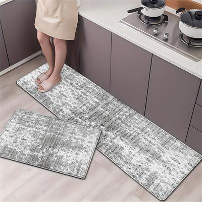 1ks Nordic Style Runner Ruber Kuchyňská podložka Měkká zahuštěná kuchyňská podlahová podložka Vodotěsná Protiskluzová Protiskluzová proti oleji odolná podložka na podlahu