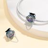 Authentic Charm Bead Charms copper Plated Owl Bachelor Beadwork Bead Charms Compatible With Bracelets Women Jewellery Making Diy Gift