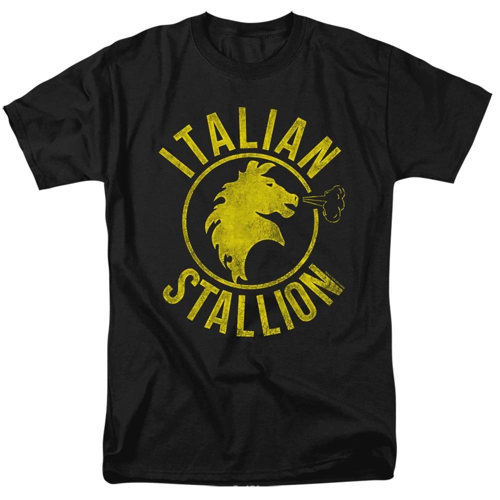 Rocky - Italian Stallion Horse - Unisex Short Sleeve Children s T-shirt - Black 160