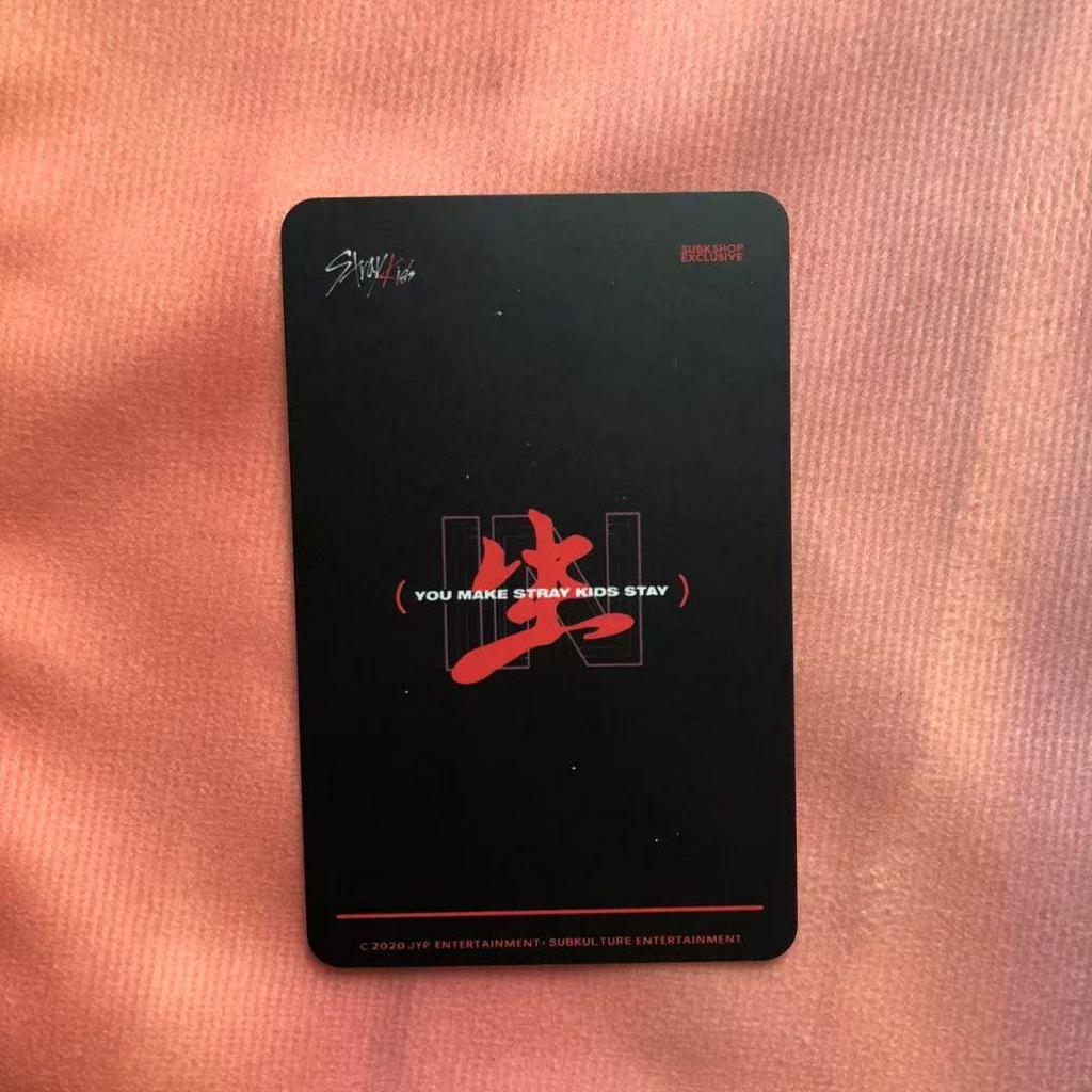[USED] StrayKids subk bonus in-live limited edition Bang Chan trading card