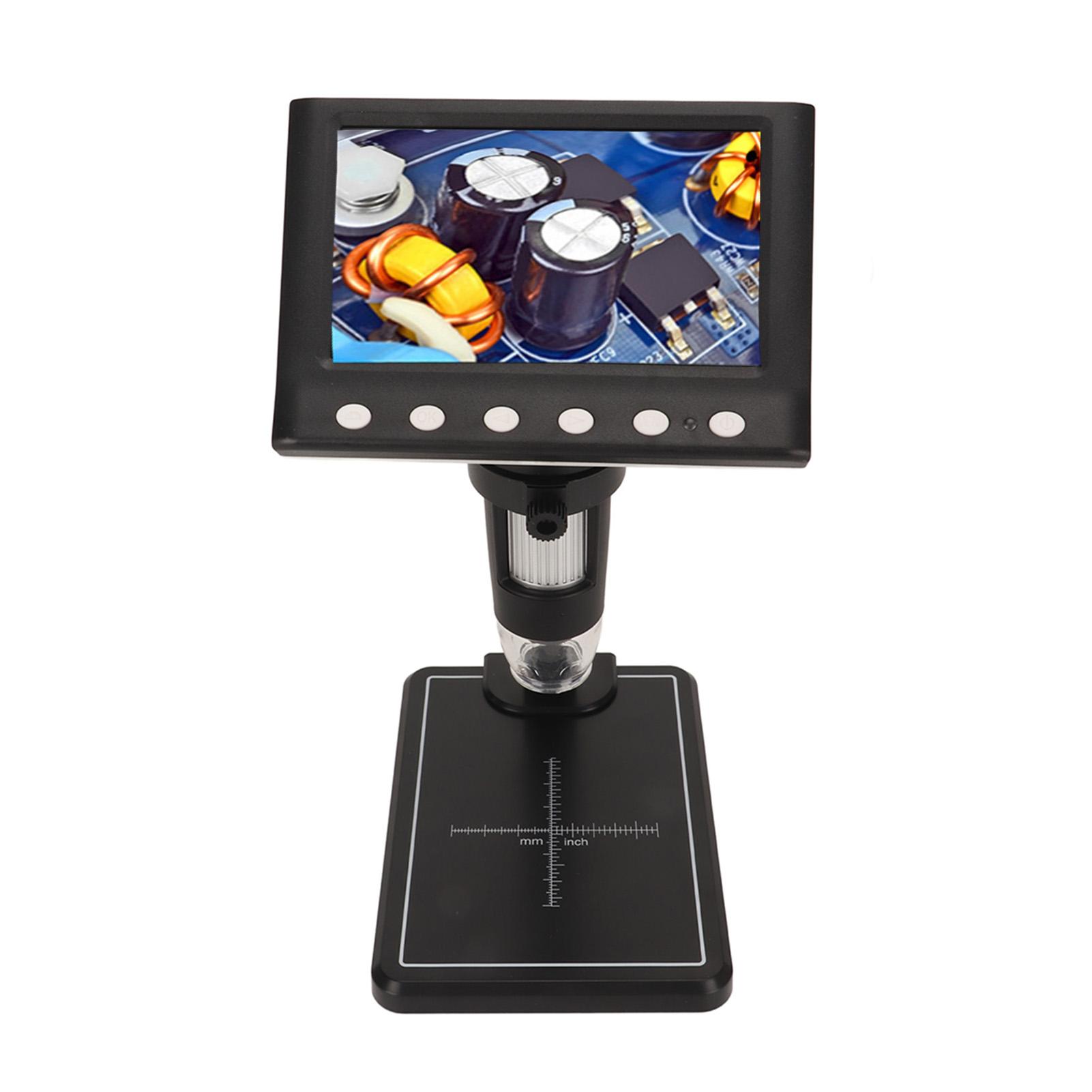 

Цифровой ЖК-микроскоп 4,3 дюйма 1000x перезаряжаемая видеокамера микроскоп с 8 светодиодами для