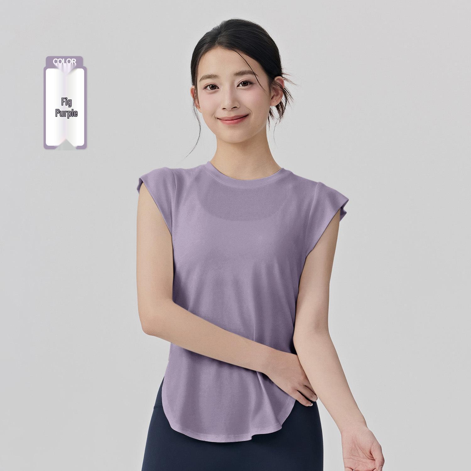 

Women s Casual Sleeveless Yoga Tank Top - Breathable Sports T-shirt for Fitness and Pilates Medium