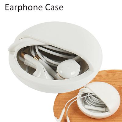 Carry Pouch Rotating Storage Earphone Case Data Line Box Wire Cable Organizer Jewelry Protective