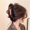 New Vintage  Acrylic Love Heart Hair Claw For Women Fashion Large Shark Clip Barrette Crab Headwear Hair Accessories