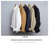 Men's Retro Solid Color Long Sleeve Shirt - Loose Fit, Simple, Stylish, Perfect for Spring & Autumn