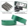 3 Rolls Green PET Film Tape Multiple Widths Heat-Resistant Masking Shielding PCB Solder Plating Insulation Protection Tape