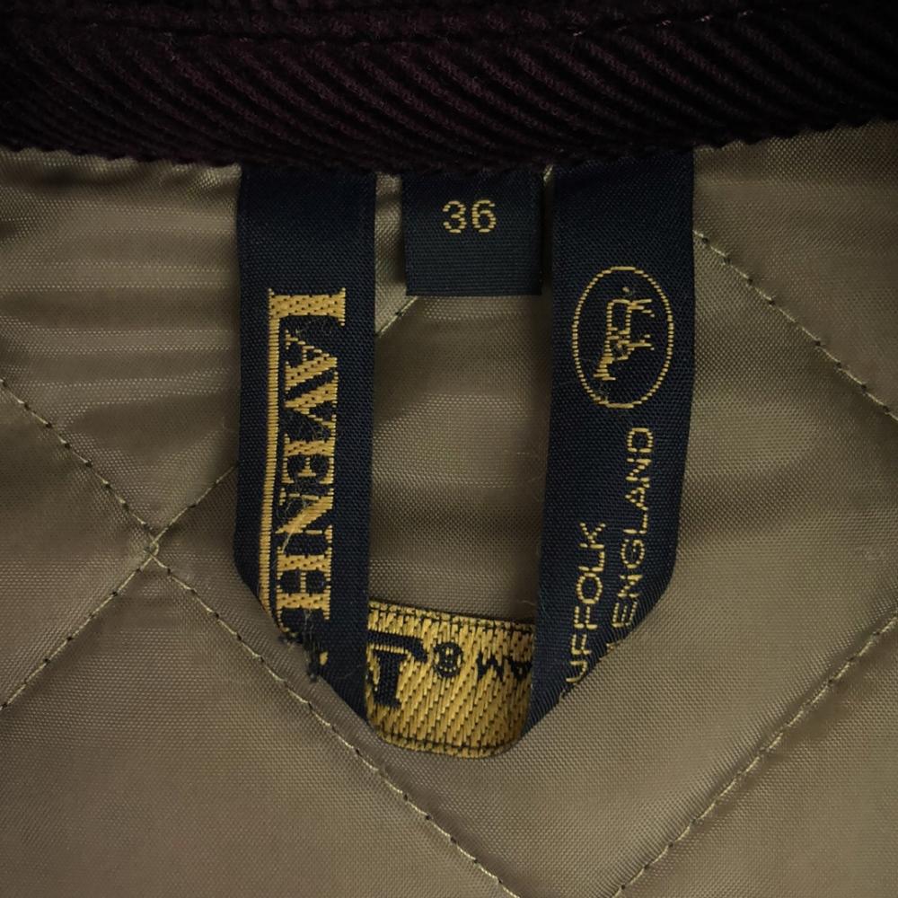 LAVENHAM Hergestellt in England Mit Kapuze Gesteppter Mantel 36 Lila Damen Gebraucht