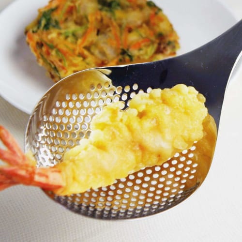 Nonoji Super Ladle with Holes, Shell Grip, Small, LTM-HU01