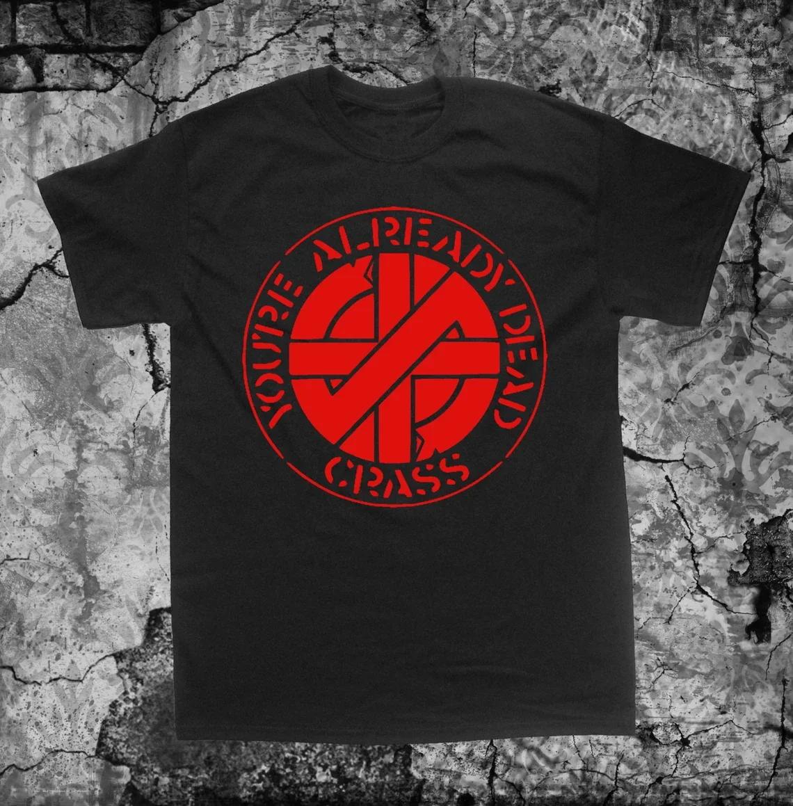 

Crass 100% Cotton T Shirt Crust Anarcho Punk Rudimentary Peni Amebix Disorder Subhumans Dirt Icons of Filth Nausea Black Flag XXXXXL бежевий
