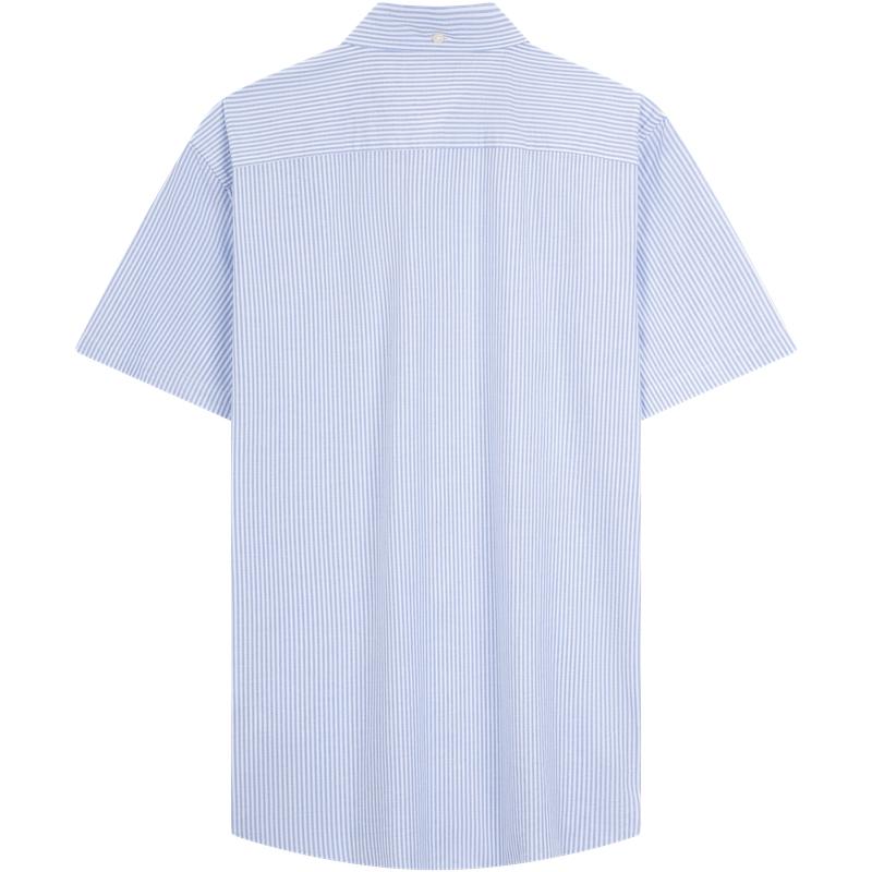 Tommy Hilfiger Shirt Men's Light Blue White Stripes 78J8438