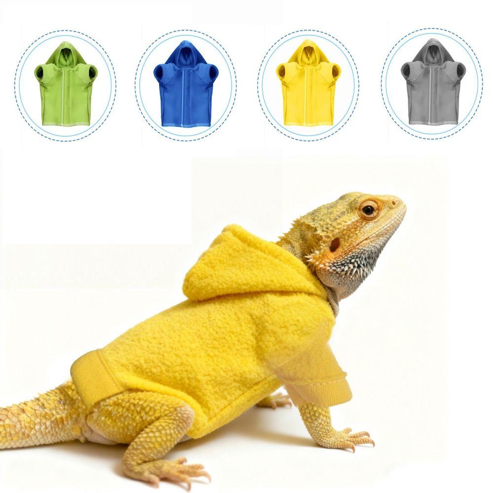 Skin Protection Lizards Clothes Handmade Reptiles Apparel Cute Bearded Dragon Hoodies  Four Seasons