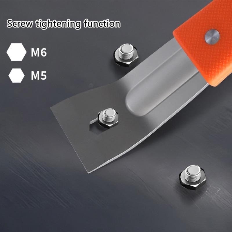 StainlessSteel Prybar Scrapers Remove Residues from Steel, Aluminum, and More Prybar End Offer Leverages