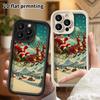 Phone Case: 2D Flat, Suitable for iPhone 18 17 16 15 14 13 Pro Protective Case, Sledding, Perfect Christmas and Halloween Holiday Gift