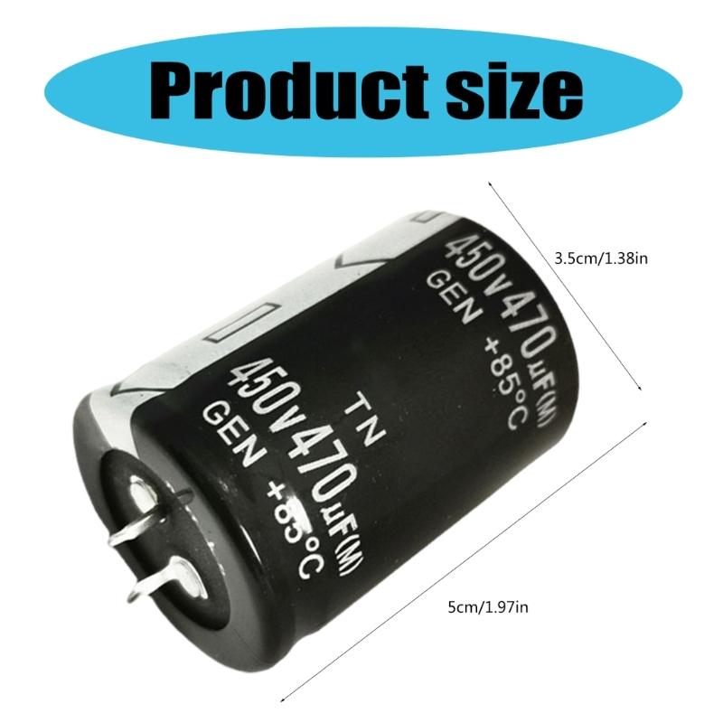 Aluminum Electrolytic Capacitors 450V 470uF for Welder Maintenance 35x50mm