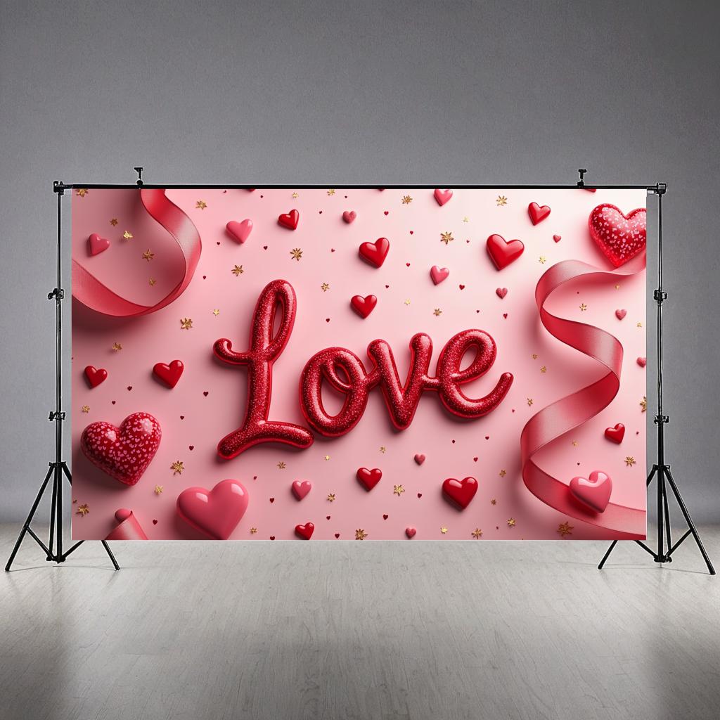 Sparkling Banner Event Backdrop For Wedding Decorations Photography