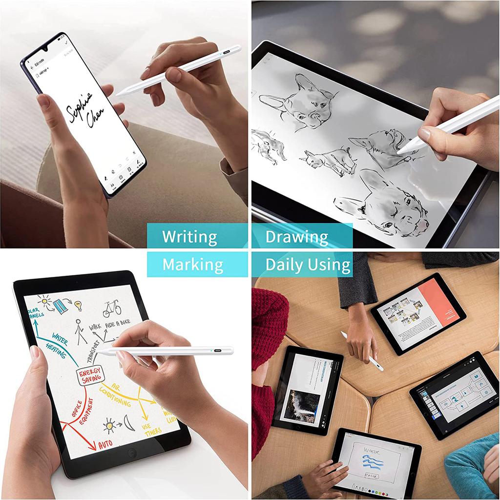 Tablet Covers & Cases Universal Type-C Charging Magnetic Stylus Pen for iPad iPhone Android Tablet for iPad iPhone Android