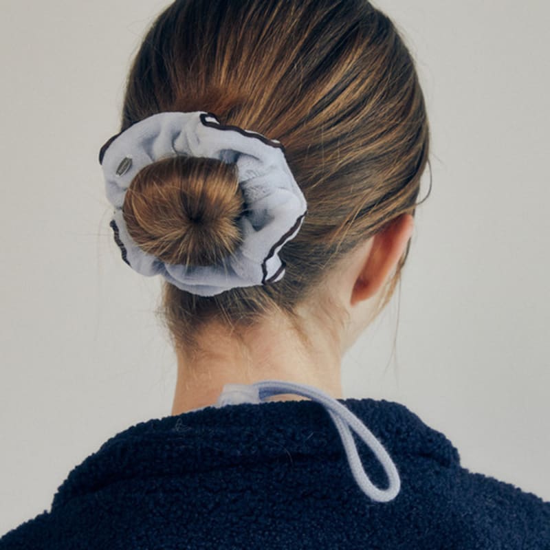 Mellotory Terry Line Scrunchie (sky Blue)