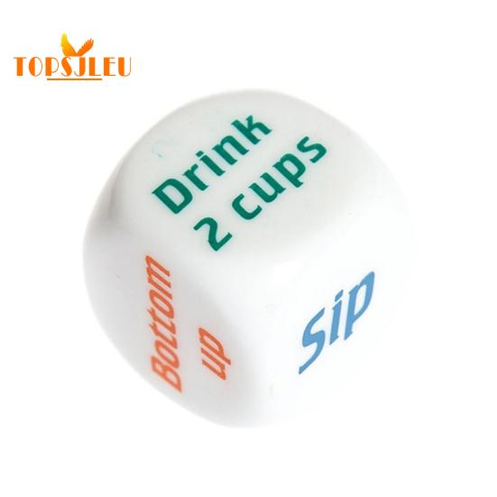 Zabawna gra w kości do picia - 3 sztuki / zestaw, impreza, bar, pub, klub, prezent z zabawkami